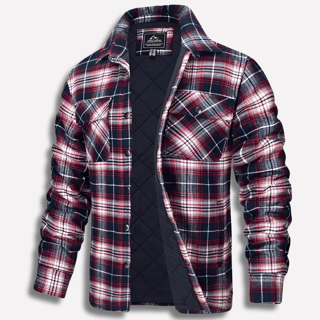 Camicia Flanella a Quadrati in Cotone da Boscaiolo