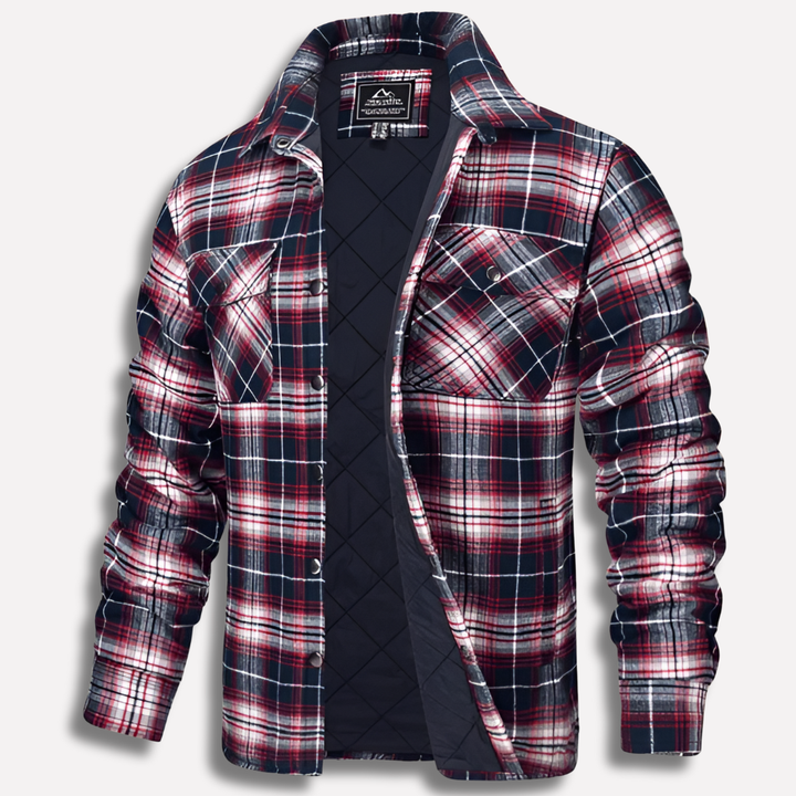 Camicia Flanella a Quadrati in Cotone da Boscaiolo