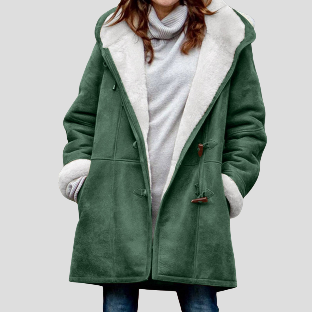 Giacca foderata con collo alto da donna