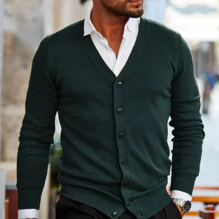 Cardigan in Cotone per Uomo in Stile Casual