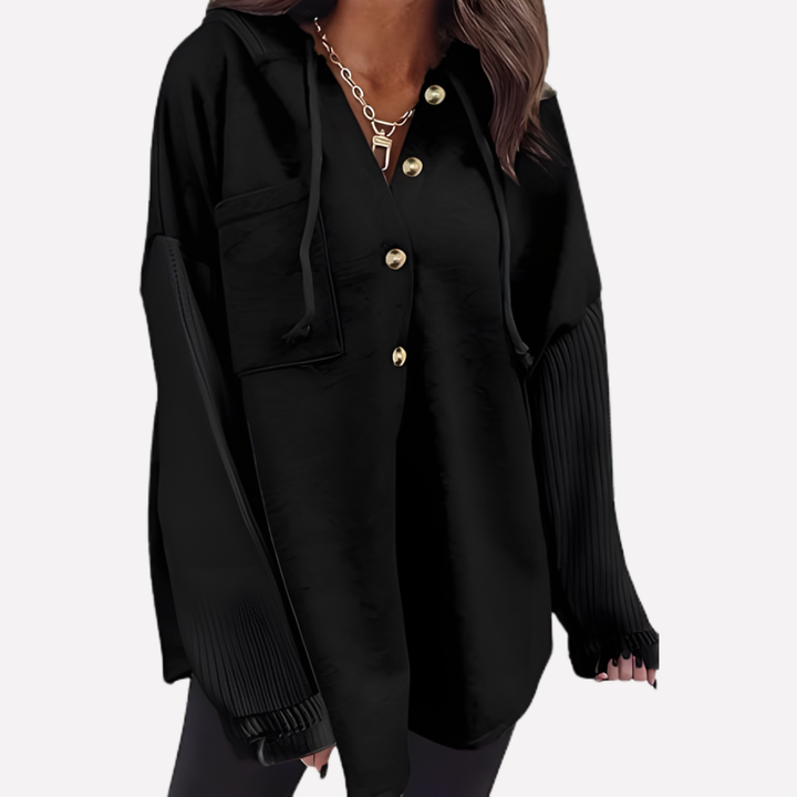 Felpa Oversize con Cappuccio da Donna