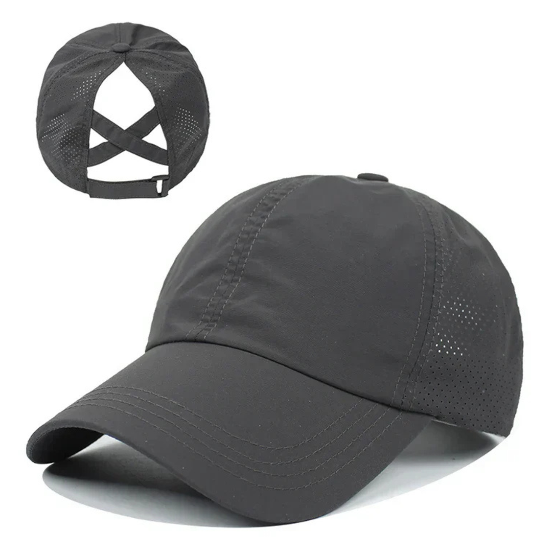 Cappello baseball sportivo in rete unisex traspirante con adattamento regolabile