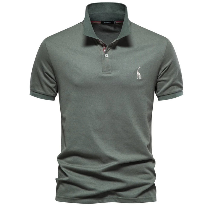 Polo classica da uomo con ricamo: stile intramontabile con dettagli raffinati