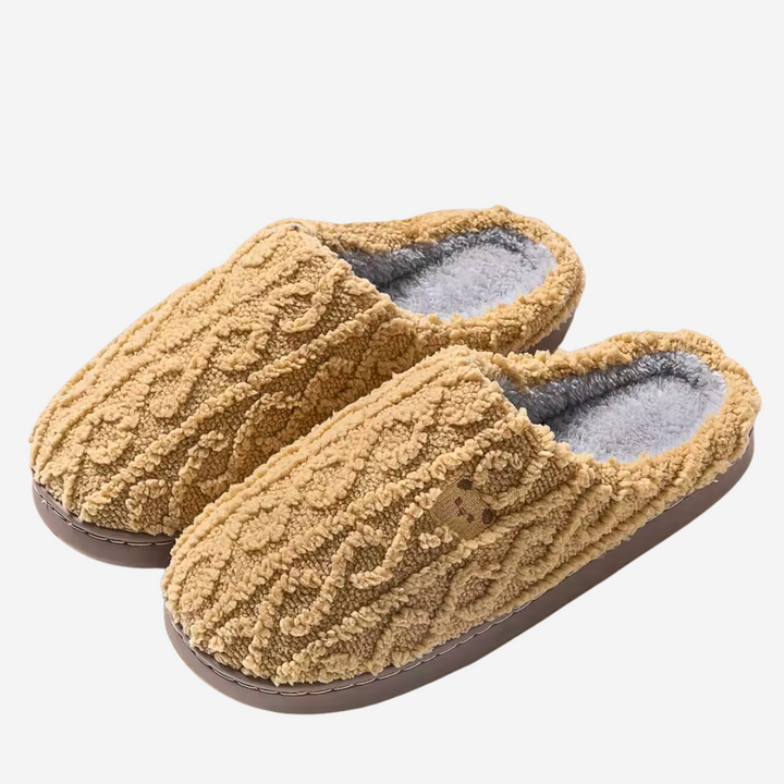 Calde pantofole morbide da donna
