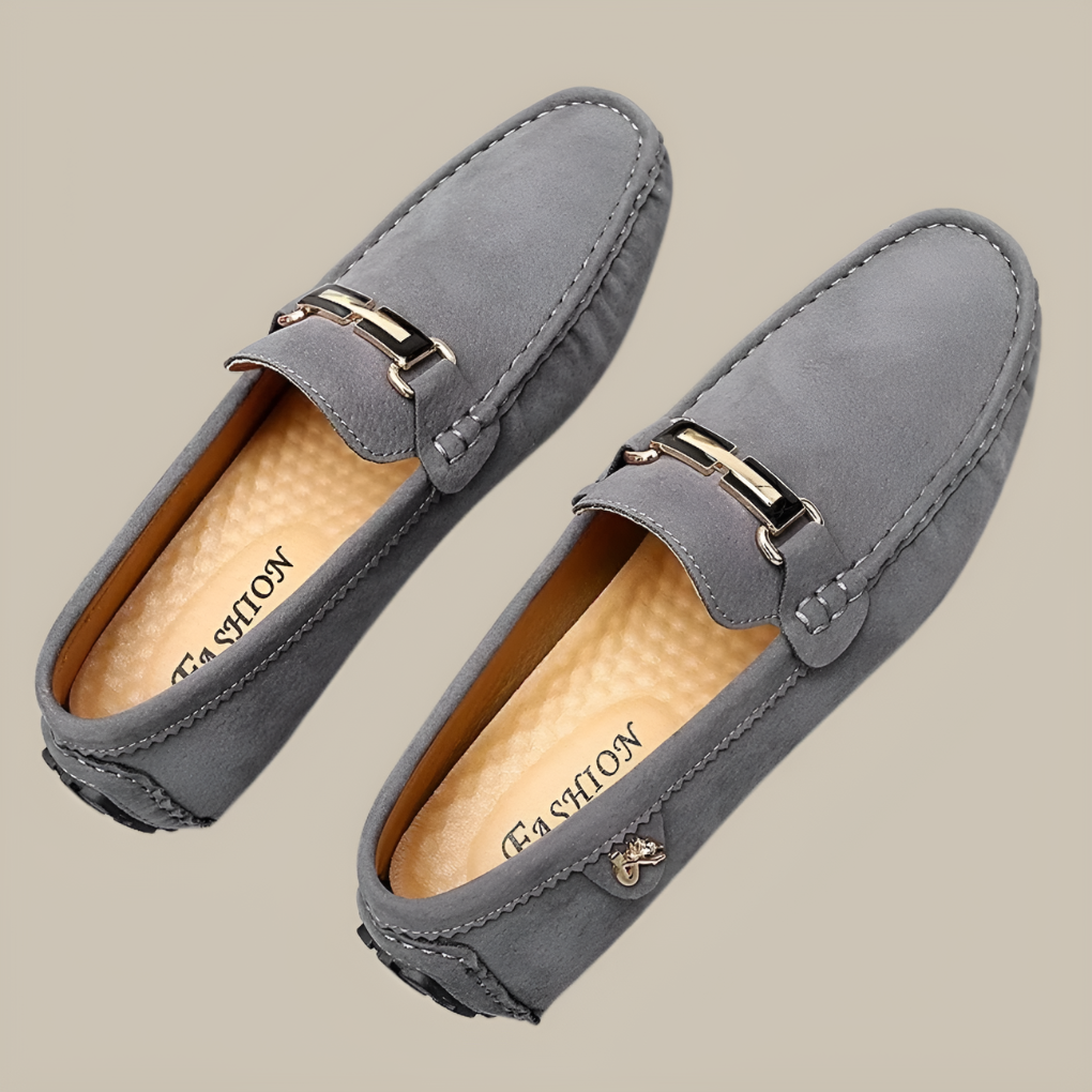 Mocassini Slip-On in Suede per Uomini
