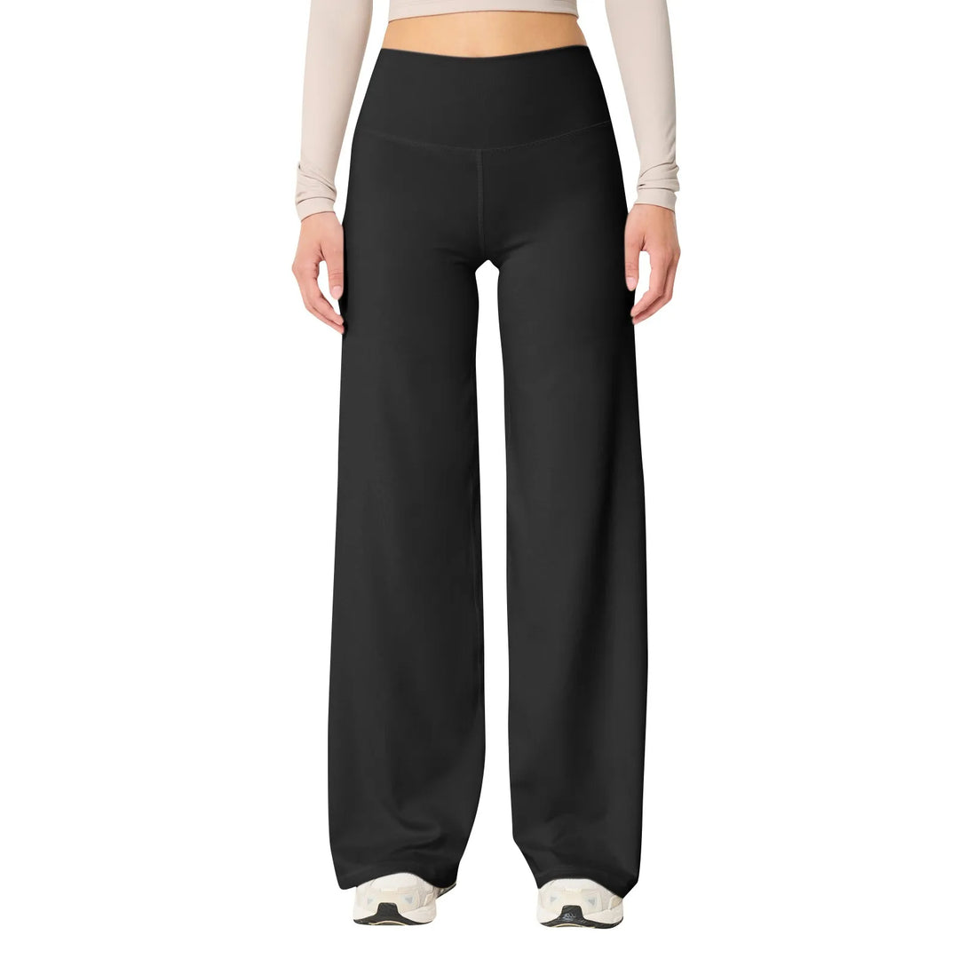 Pantaloni da yoga elasticizzati a vita alta da donna – Vestibilità che valorizza la figura e comfort per tutto il giorno