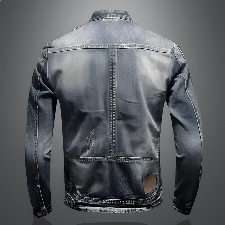 Alexo – Giacca in denim retrò da uomo