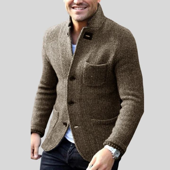 Blazer in Piuma da Uomo – Stile Moderno con Calore per il Freddo