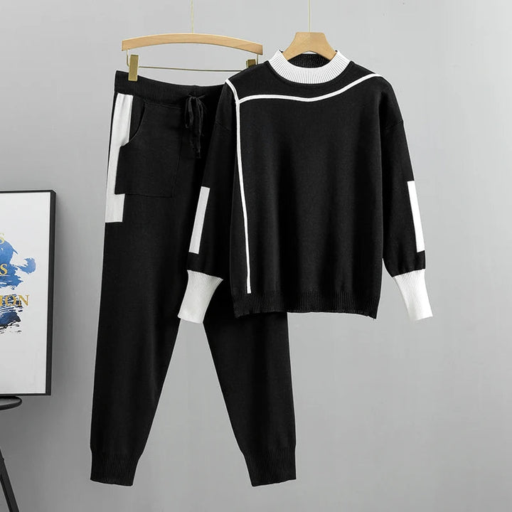 Set in Maglia Caldo a 2 Pezzi CozyKnits per Donne