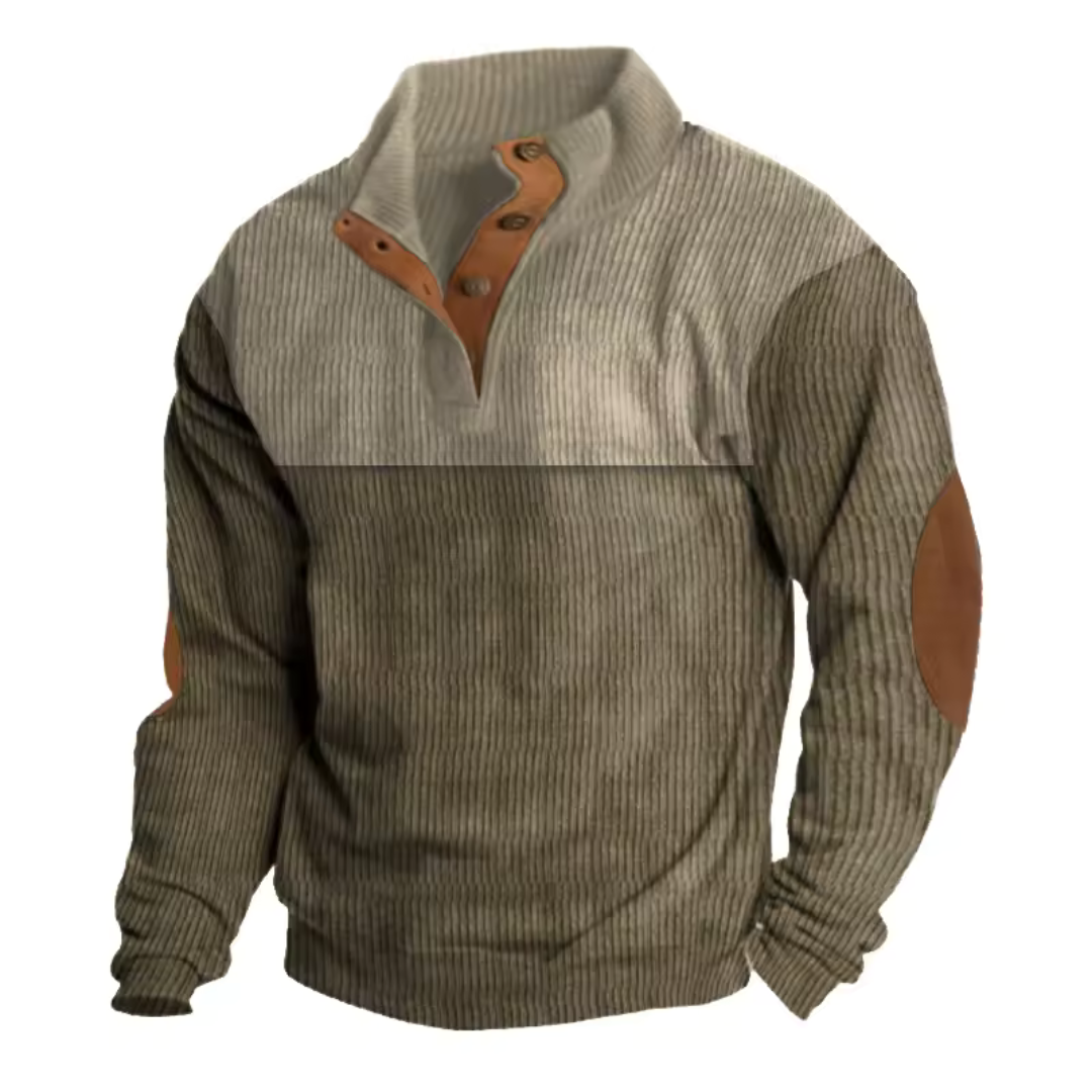 Maglione da uomo in velluto a coste, elegante e comodo