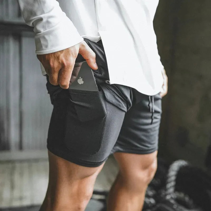 Pantaloncini sportivi da uomo 2 in 1 – Progettati per garantire prestazioni e comfort