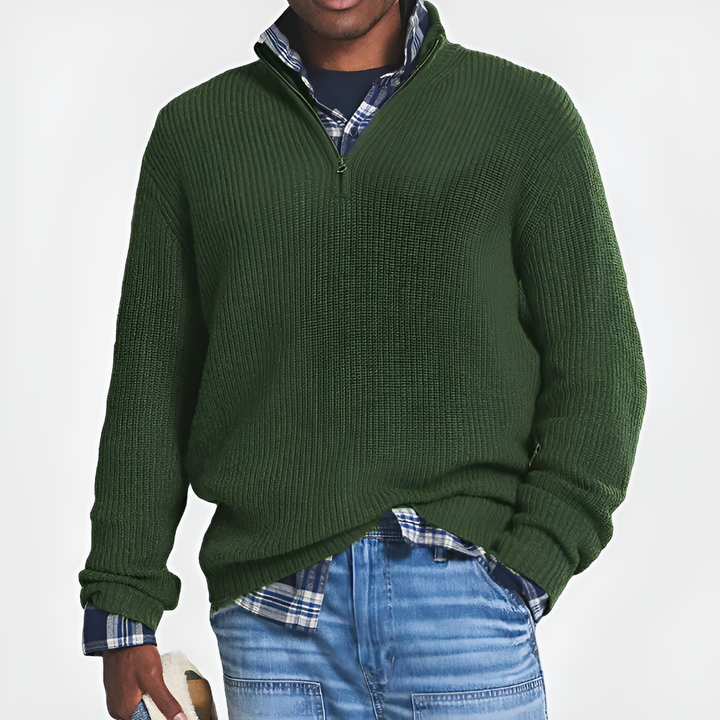 Maglione Mezza Zip per Uomini
