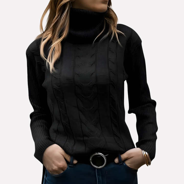 Maglione a Collo Alto da Donna – Stile Quotidiano Relaxed