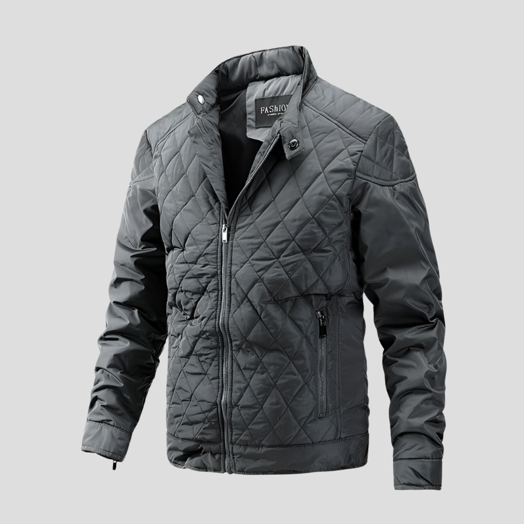 Giacca Quilted Transizionale Elegante per Uomini