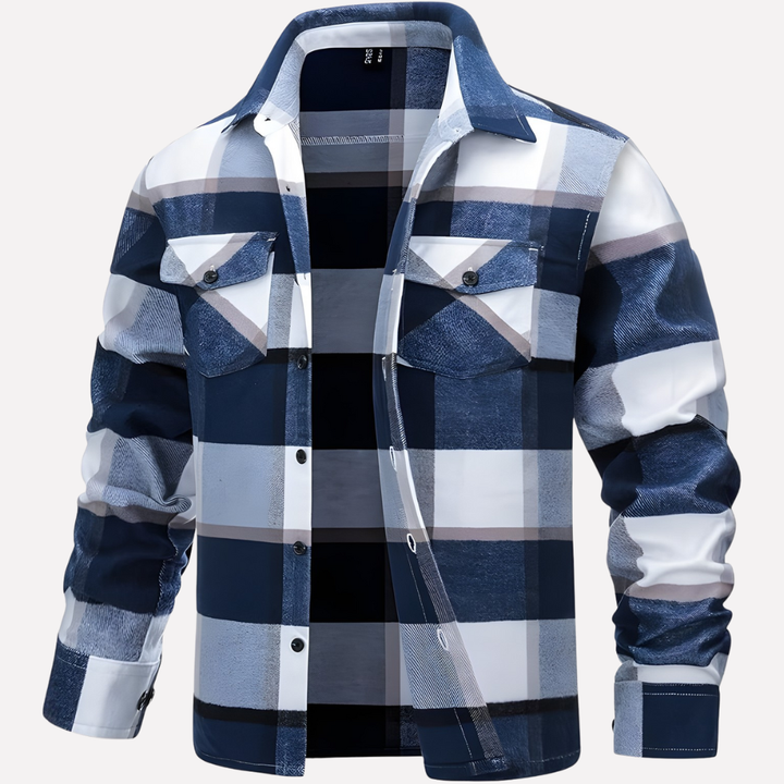 Camicia Flanella a Quadrati da Uomo