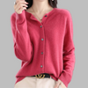 Cardigan da donna con collo O
