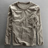 Maglia in Cotone Vintage a Manica Lunga per Donna