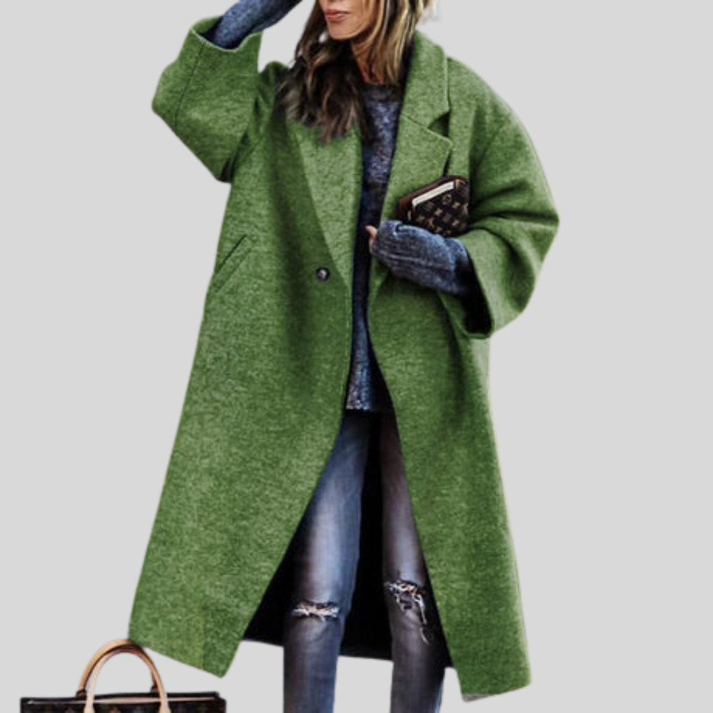 Cappotto Invernale Lungo da Donna – Karlina Pezzo Caldo a Strati