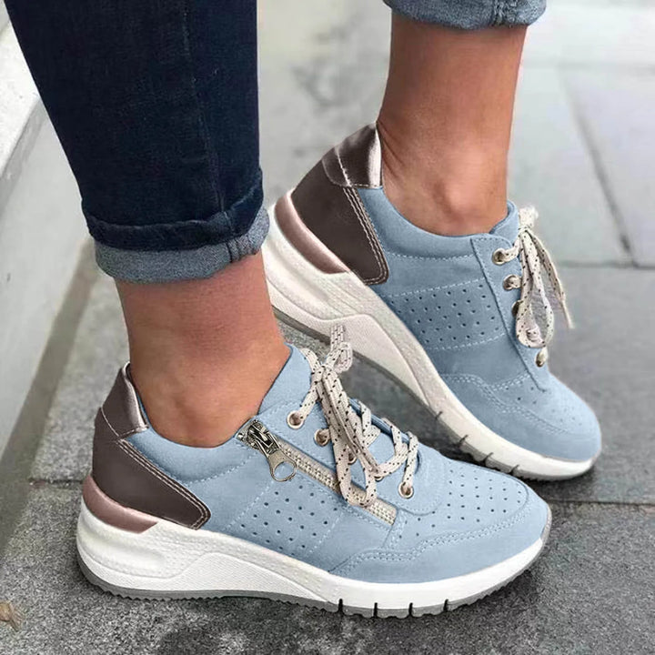 Sneakers alla moda con suola spessa da donna