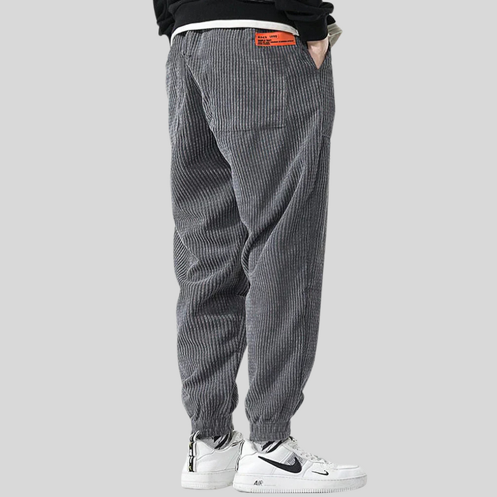 Pantaloni Jogging Larghe in Cordura da Uomo – Stile Quotidiano Rilassato