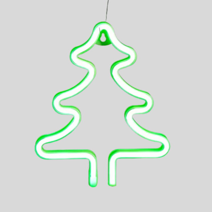 Insegna Neon Albero di Natale