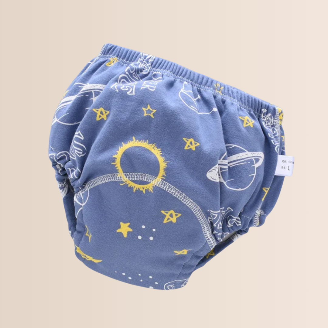 Pantaloni di Allenamento per Bambini in Cotone Riutilizzabili a 6 Strati