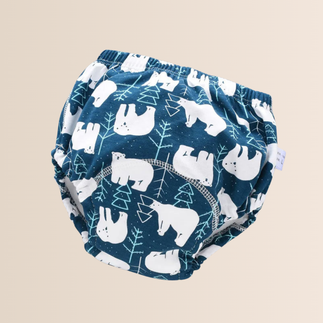 Pantaloni di Allenamento per Bambini in Cotone Riutilizzabili a 6 Strati