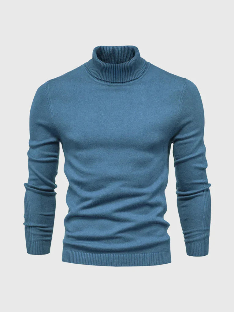 Maglione Collo Alto Uomo – Lavabile e Versatile