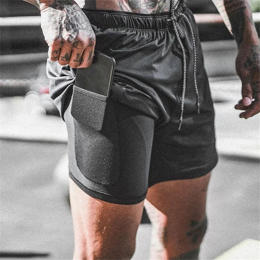 Pantaloncini sportivi da uomo 2 in 1 – Progettati per garantire prestazioni e comfort