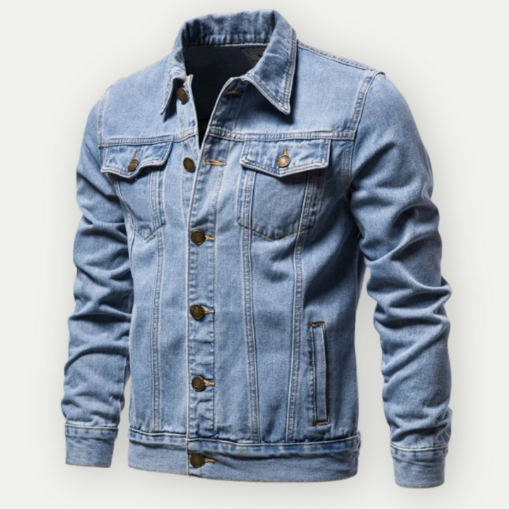 Giacca Trucker in Denim per Uomini