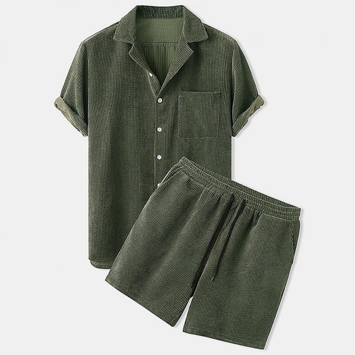 Set Breeze – Set di Pantaloni Corti in Corduroy per Uomo