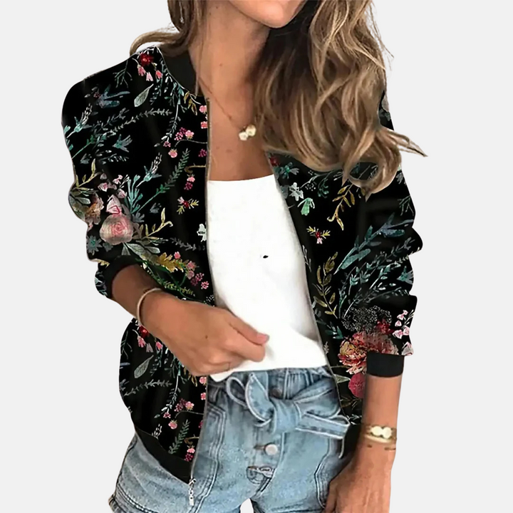 Giacca bomber da donna di ispirazione vintage