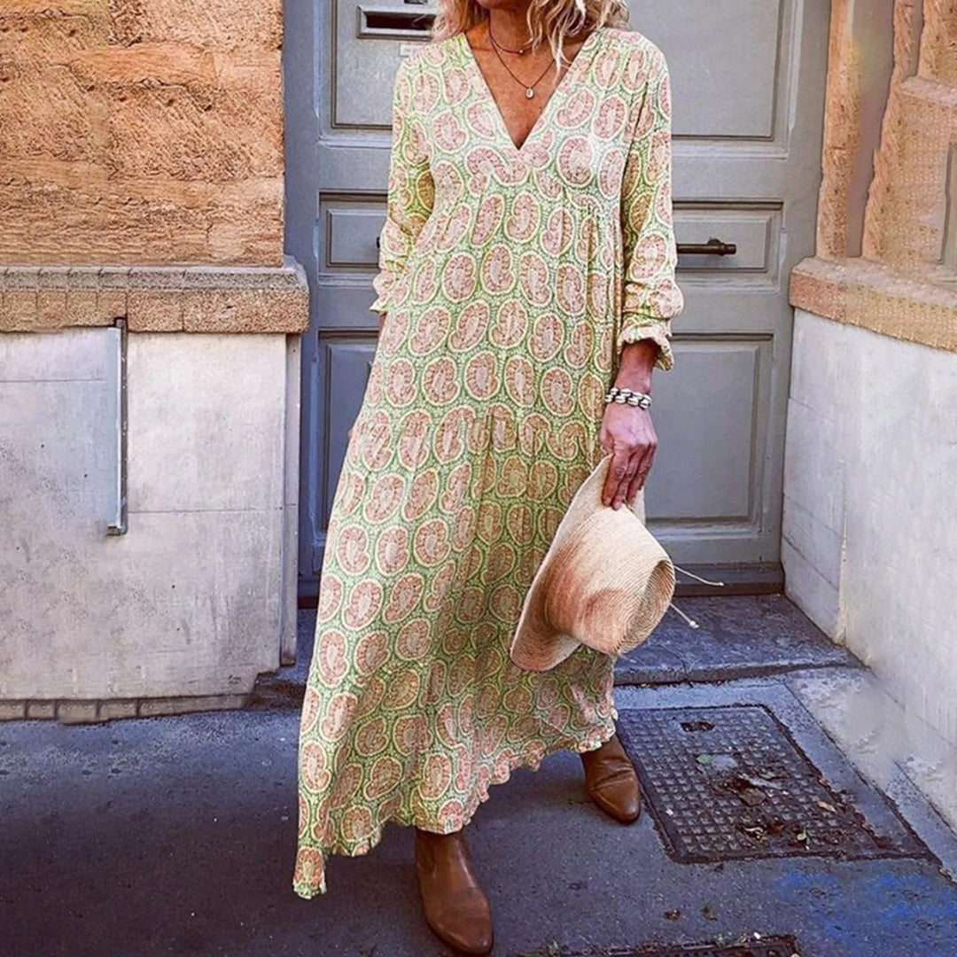 Abito Maxi Geometrico Bohowaves