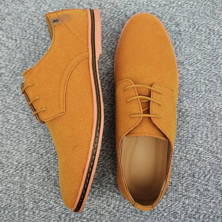 Scarpe Oxford in pelle scamosciata ClassicStep: raffinata maestria artigianale per il gentiluomo moderno