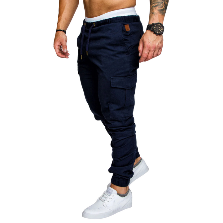 Pantaloni Jogging Cargo Multi-Tasche per Uomo
