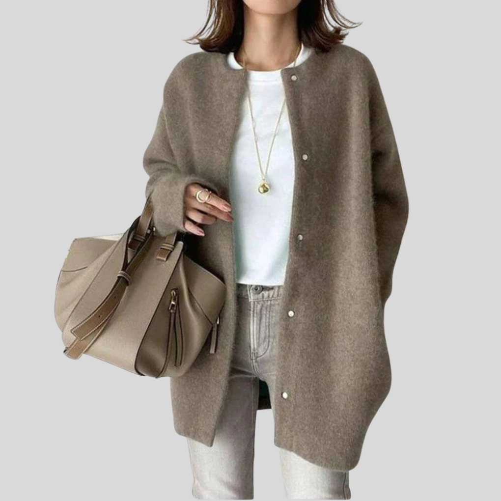 Cardigan Elegante – Strato in Maglia Raffinato