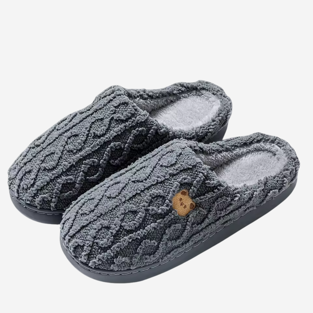Calde pantofole morbide da donna