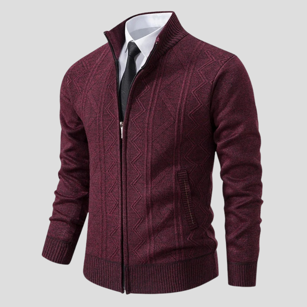 Cardigan da Uomo – Pezzo da Strato in Maglia