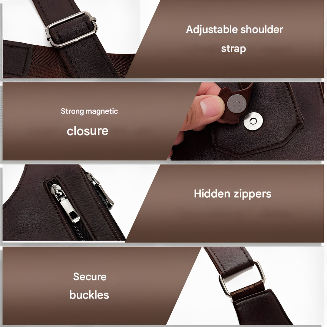 borsa a spalla uomo antifurto