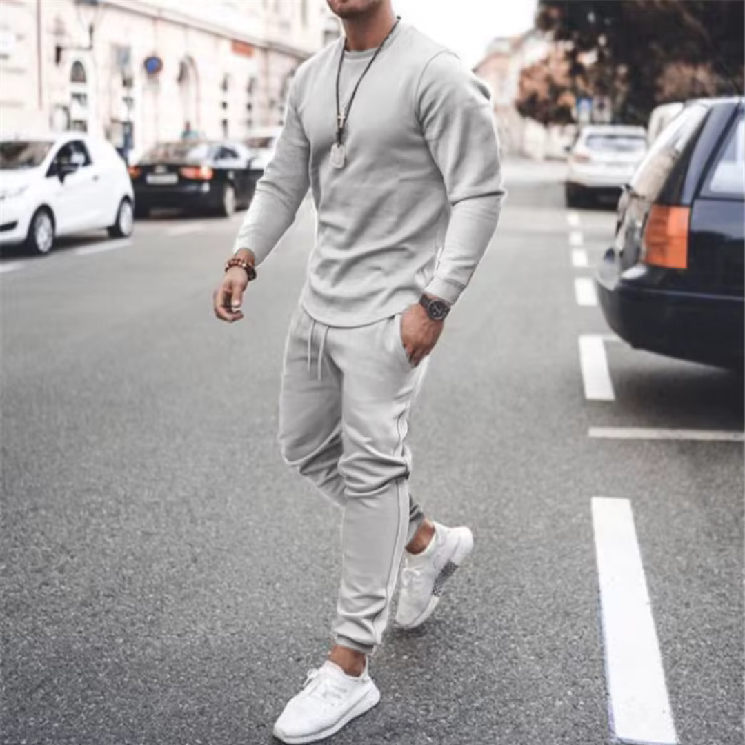 Set casual a due pezzi da uomo