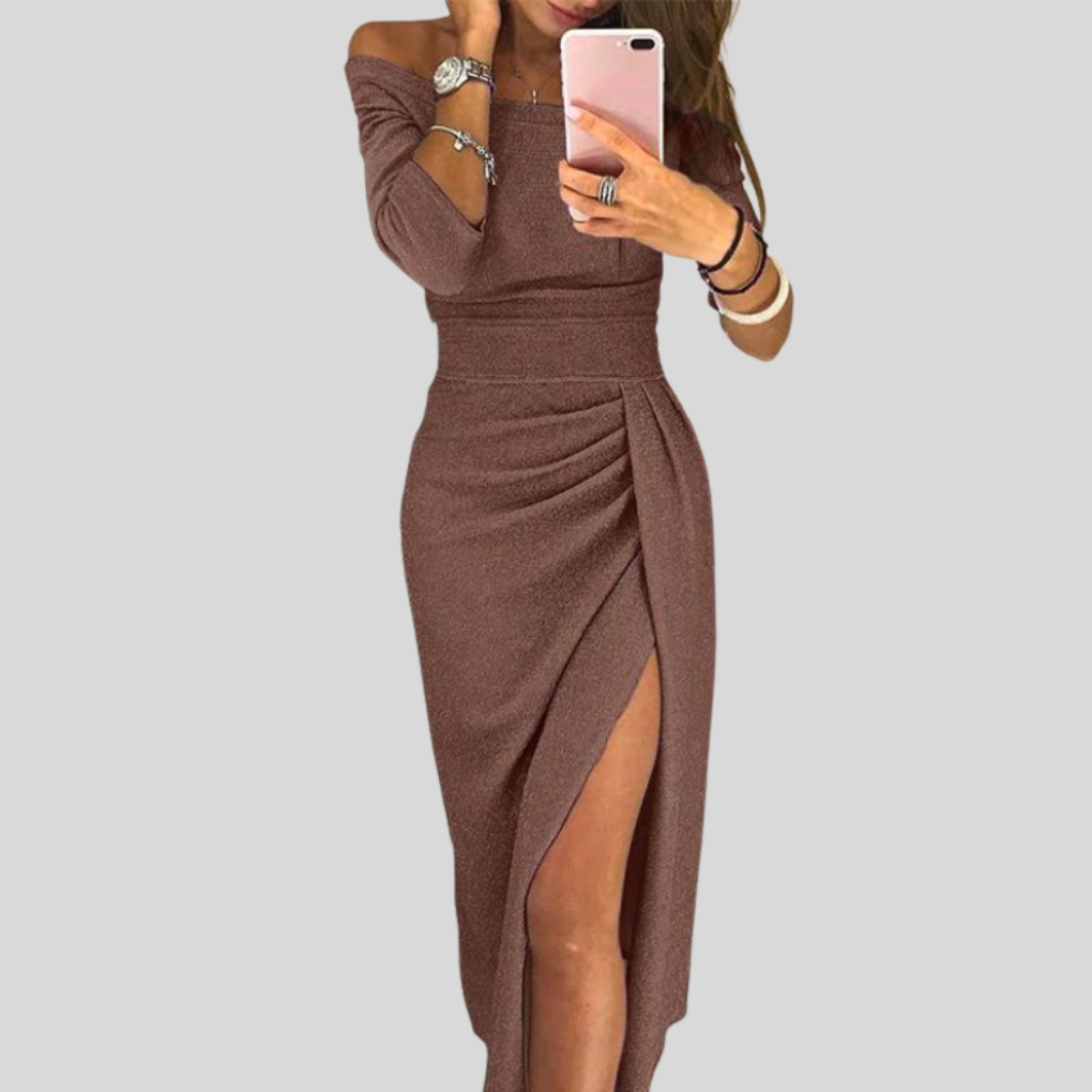 Abito Bodycon Elegante Senza Spalline