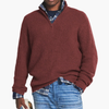 Maglione Ribattuto da Uomo con Collo a Mezza Zip