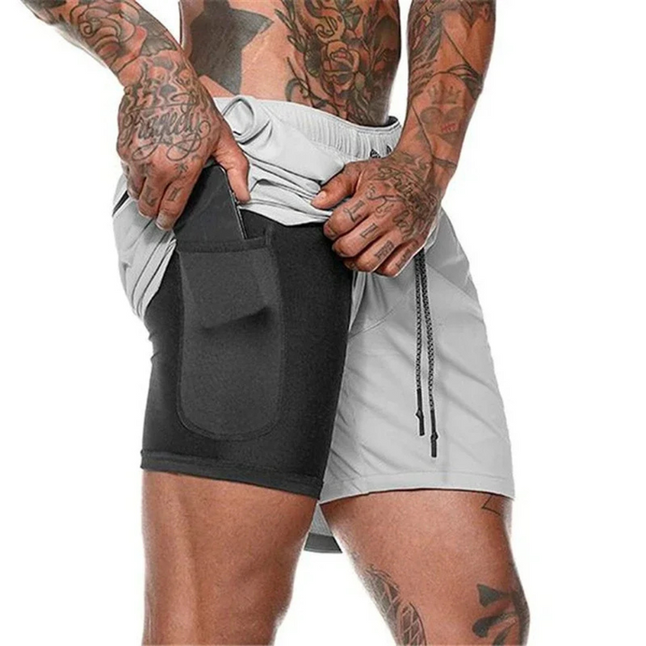 Shorts Sportivi 2-in-1 per Uomo