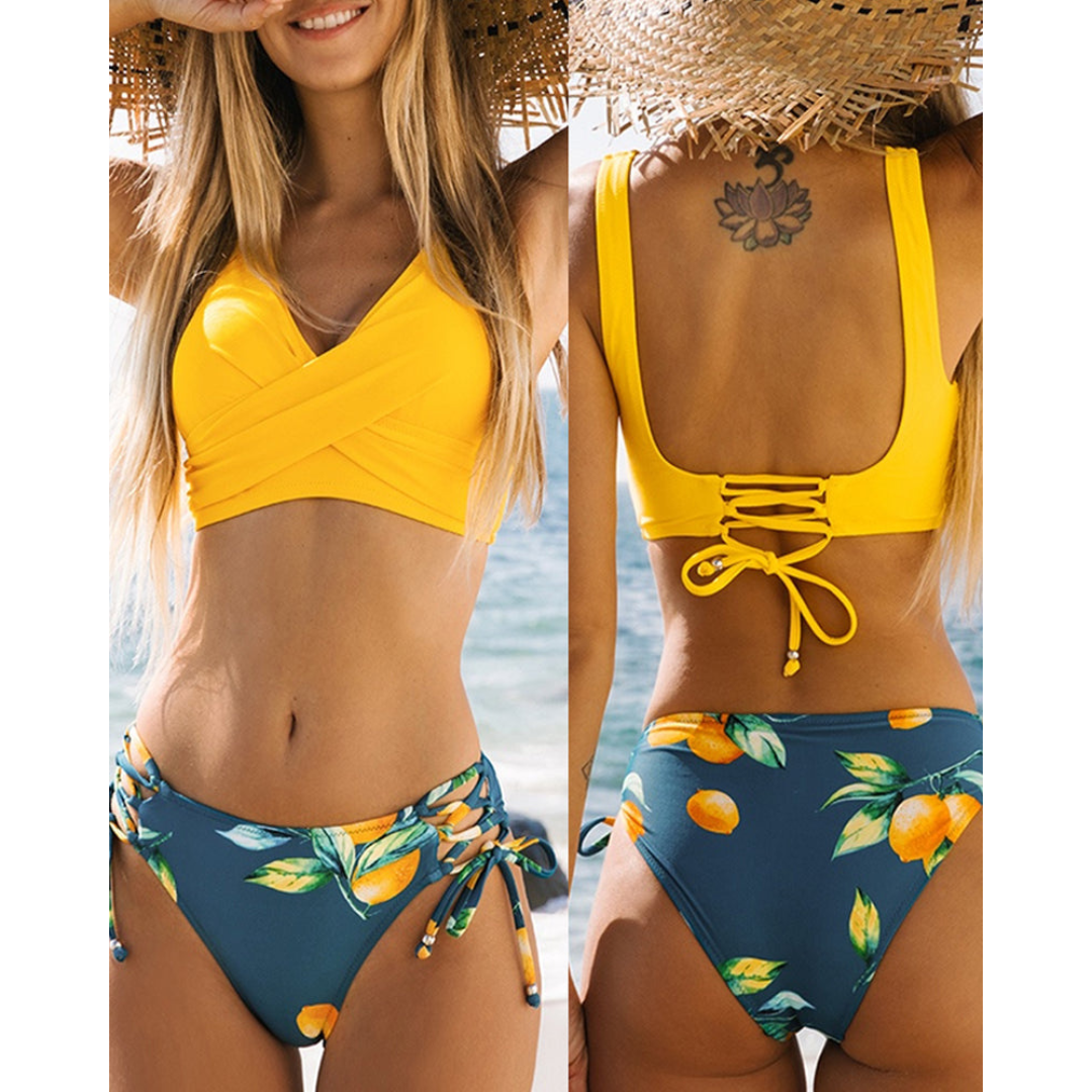 Maya – Bikini da Spiaggia per Donne a 2 Pezzi – Stile Estivo Vibrante