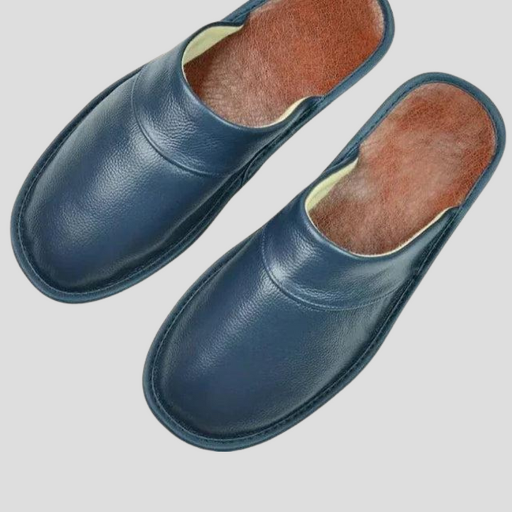 Pantofole in Pelle per Uomini