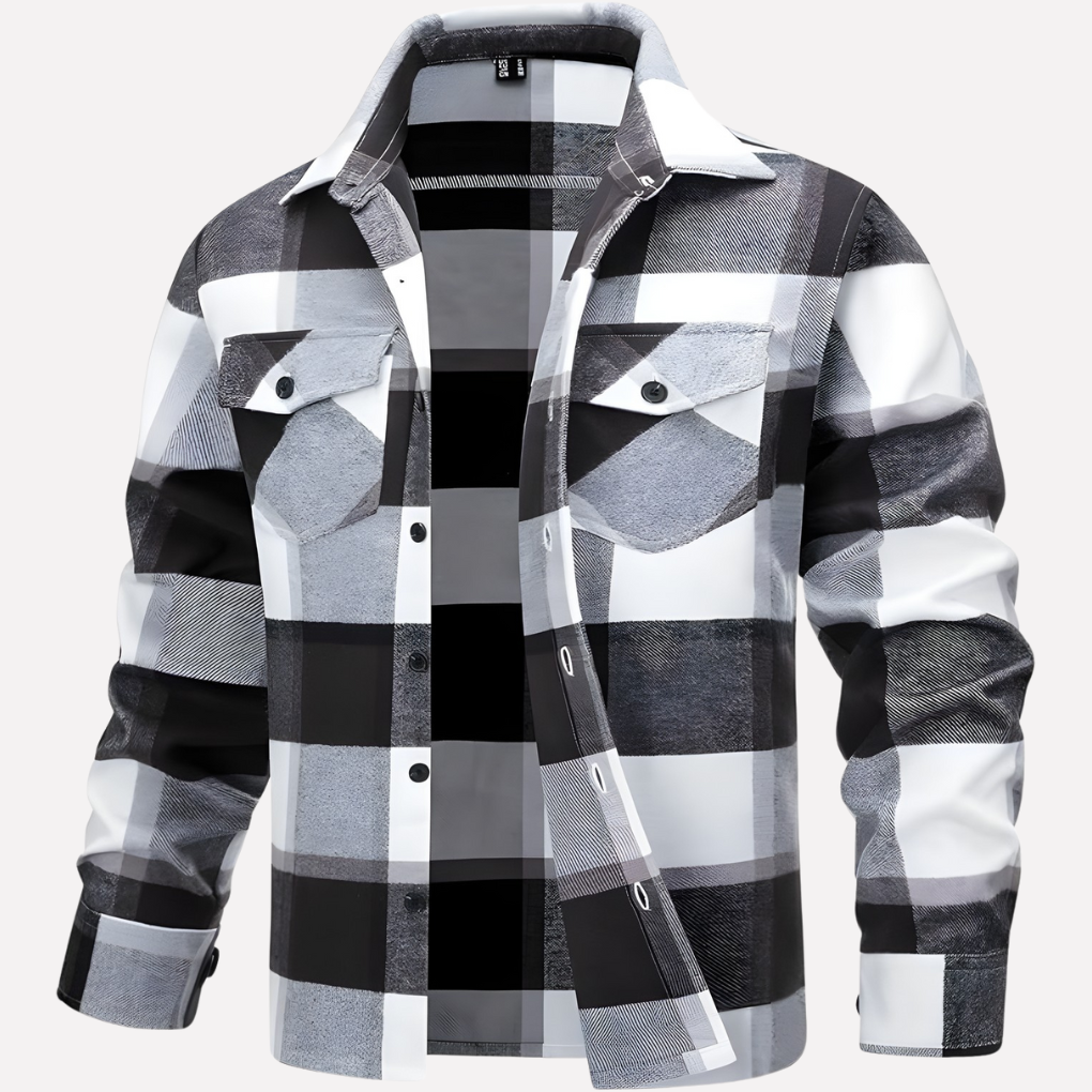Camicia Flanella a Quadrati da Uomo