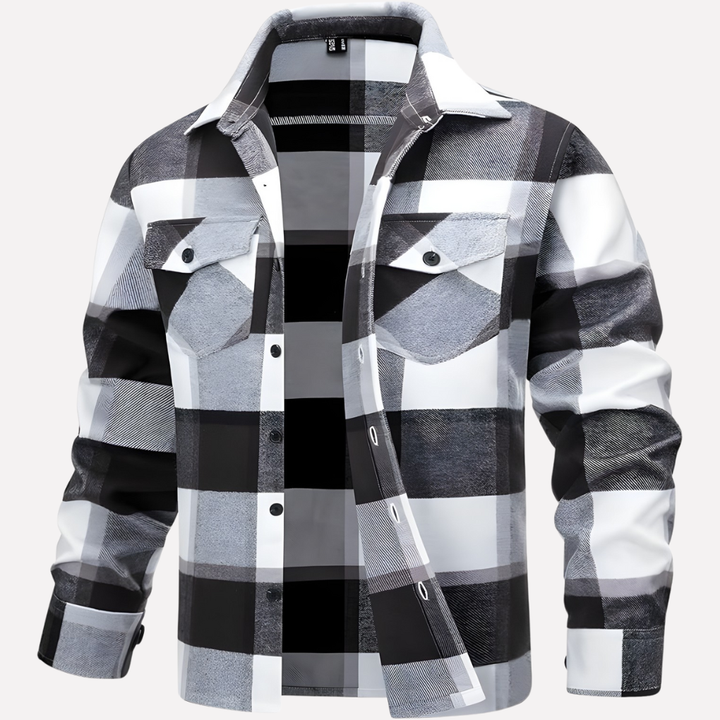 Camicia Flanella a Quadrati da Uomo