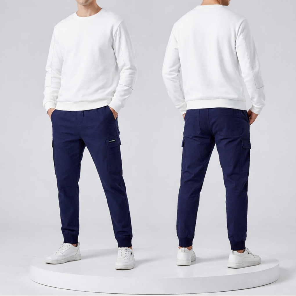 Pantaloni Cargo Elastici per Uomini