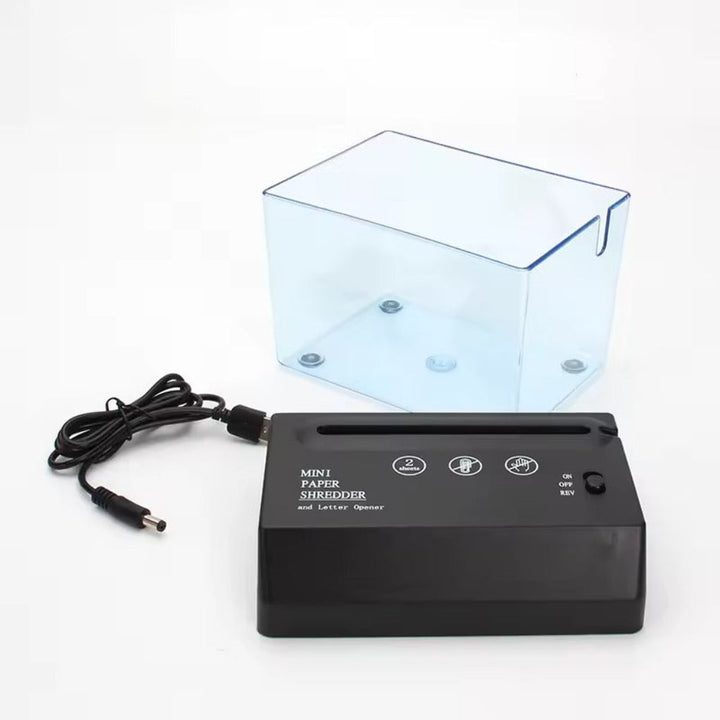 Mini Tritacarta da Scrivania – Compatto, Silenzioso ed Efficiente