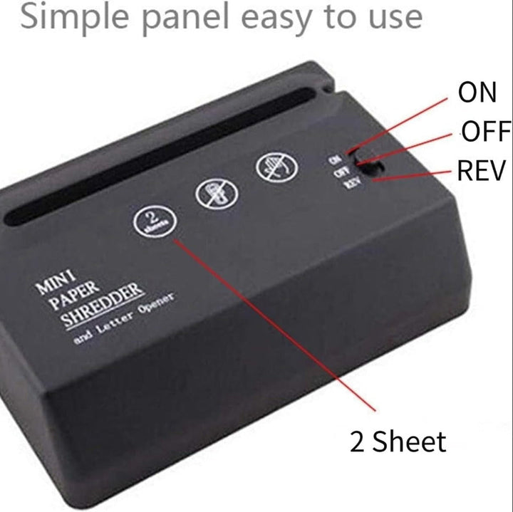 Mini Tritacarta da Scrivania – Compatto, Silenzioso ed Efficiente
